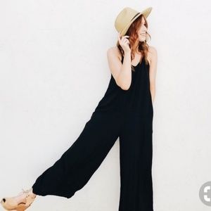 Black flowy jumpsuit